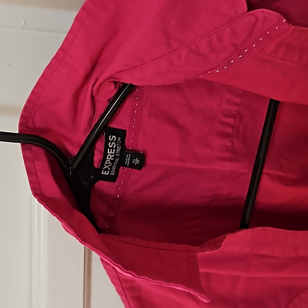 Express Essential Long-Sleeve Button Down Shirt (… - image 7